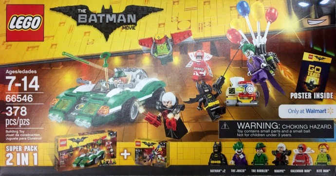 Super Heroes Bundle Pack, The LEGO Batman Movie, Super Pack 2 in 1 (Sets 70900 and 70903)